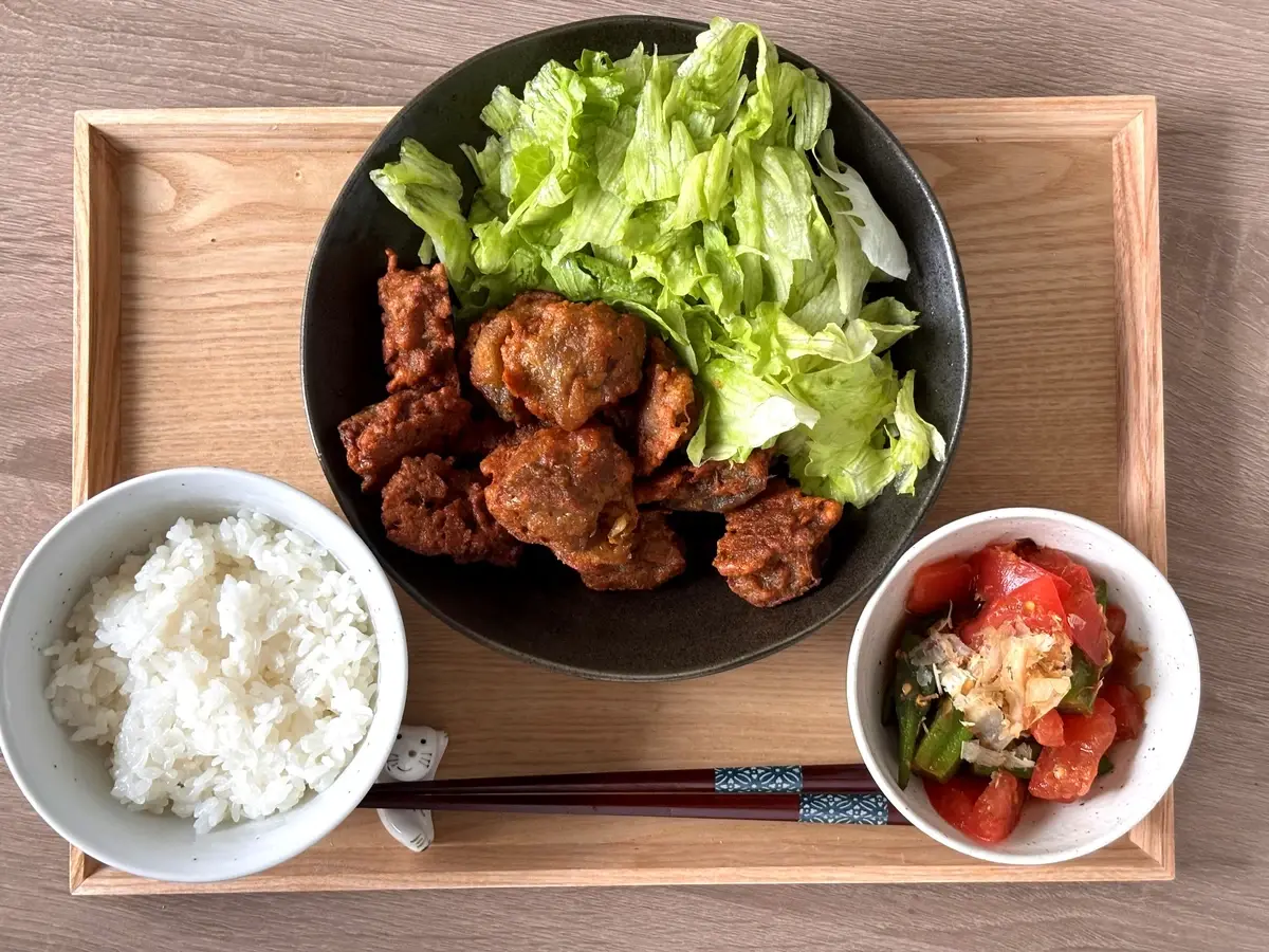 グルメ 料理 レシピ コレステロール対策 減塩 飽和脂肪酸 健康 ネオこんにゃくの唐揚げ