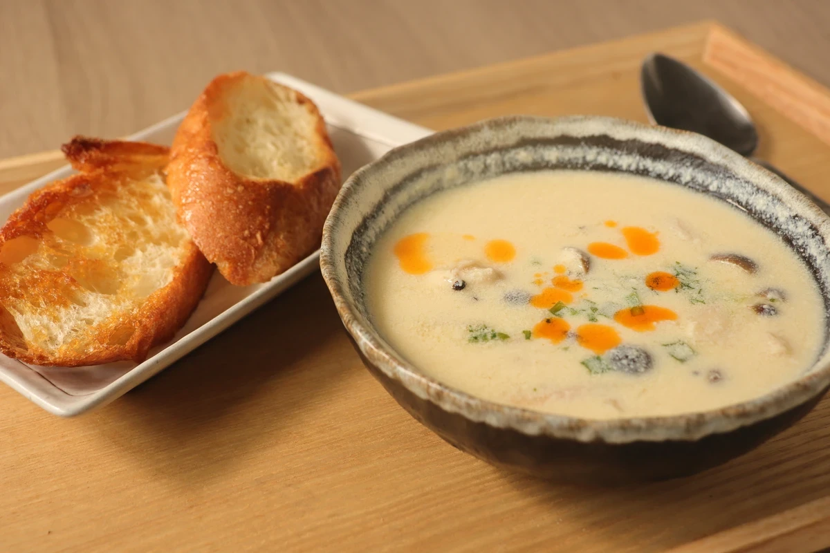 料理　グルメ　レシピ　シェントゥジャン　鹹豆漿　台湾　健康　減塩　低脂質