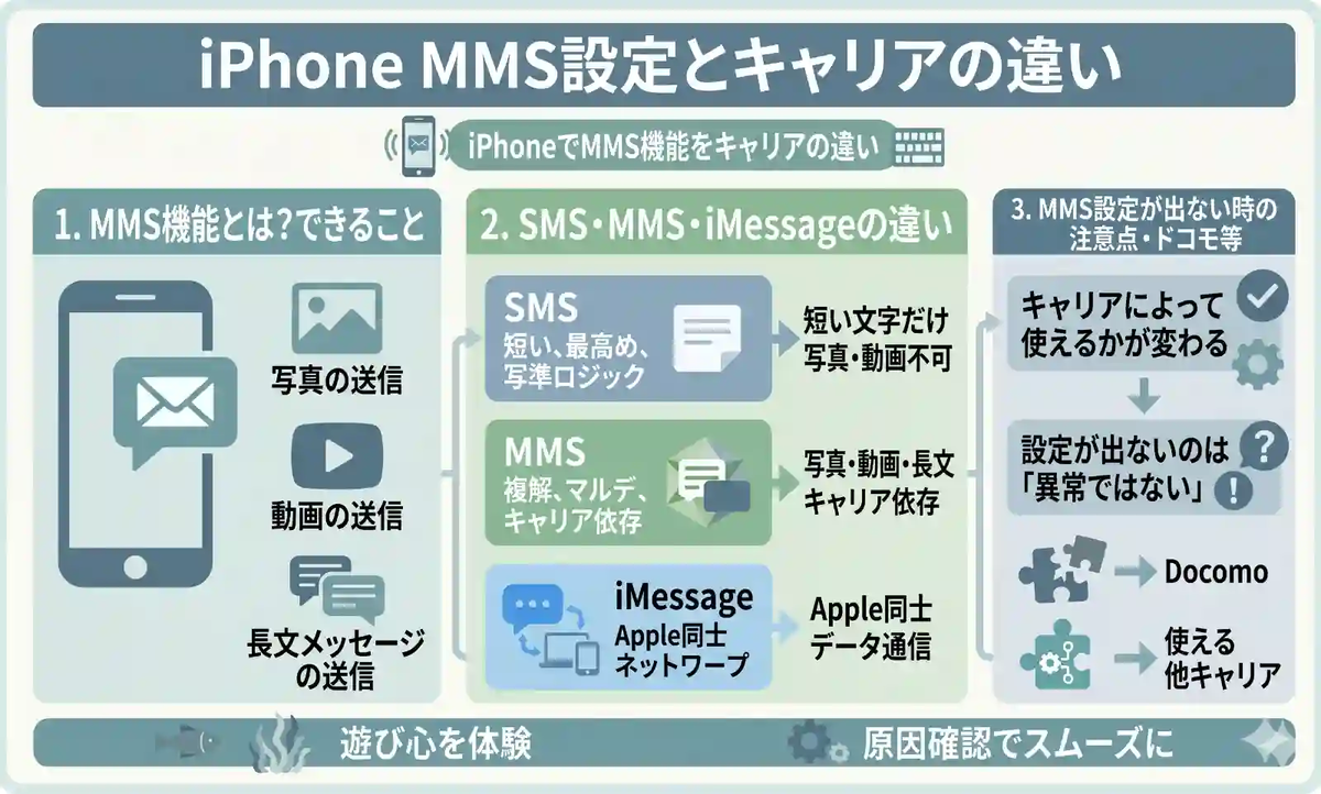 mms 機能 有効 に する 方法