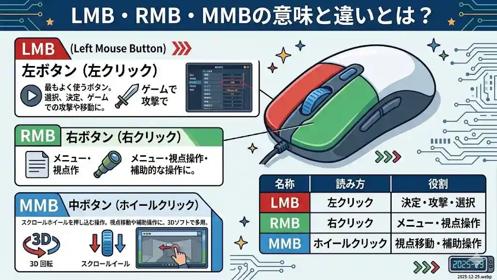 Lmb Cs Rmb キーボードLMBとは?場所はどこ?マウス操作の略称と設定方法を解説 - ささみノート