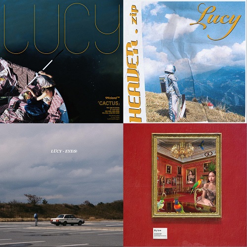 LÜCY『CACTUS』,『Heaven.zip』,『EYE(S)』,『電線桿上的鳥』