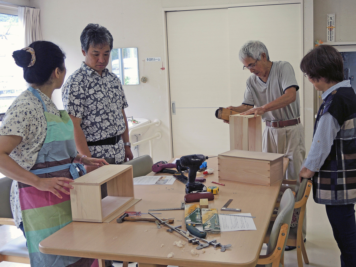 2018木工ワークショップ（大槌町、和野っこハウス）-17-18.09