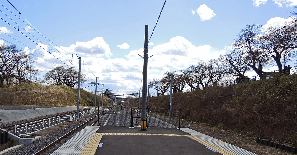 常磐線「夜ノ森」駅（富岡町）-6-20.03