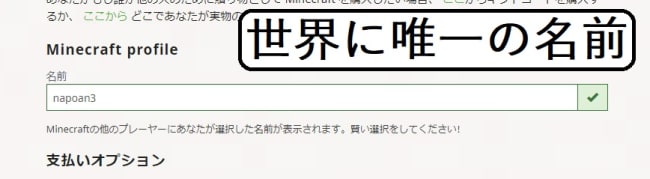 プレイヤー名を決めよう