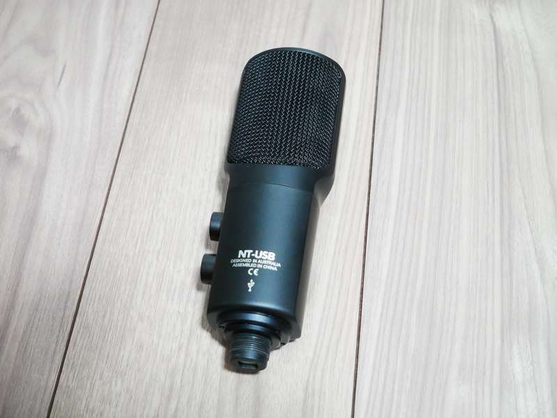 NT-USB レビュー』USB接続の本格コンデンサーマイク RODEのNT-USBが