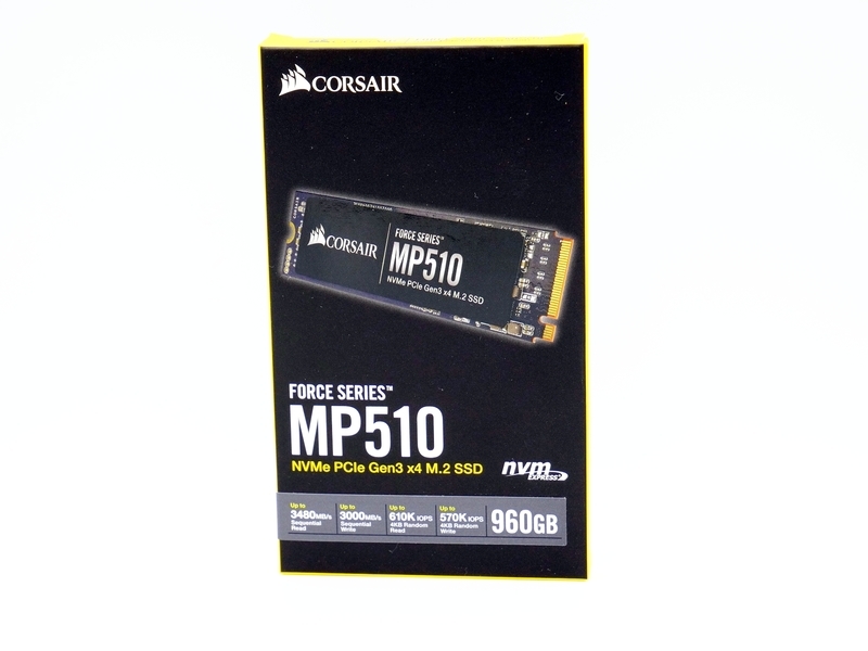 CORSAIR FORCE SERIES MP510 レビュー】CORSAIRのM.2 SSDが