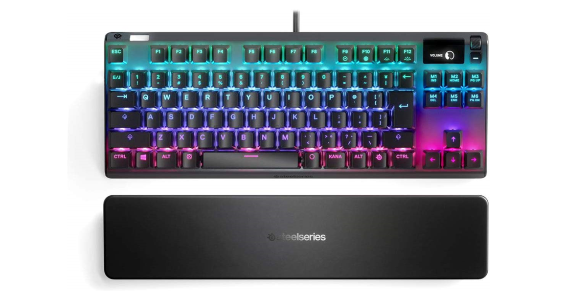 キーボード APEX PRO TKL 2019 SteelSeries、アクチュエーション調整機能搭載の高速キーボード