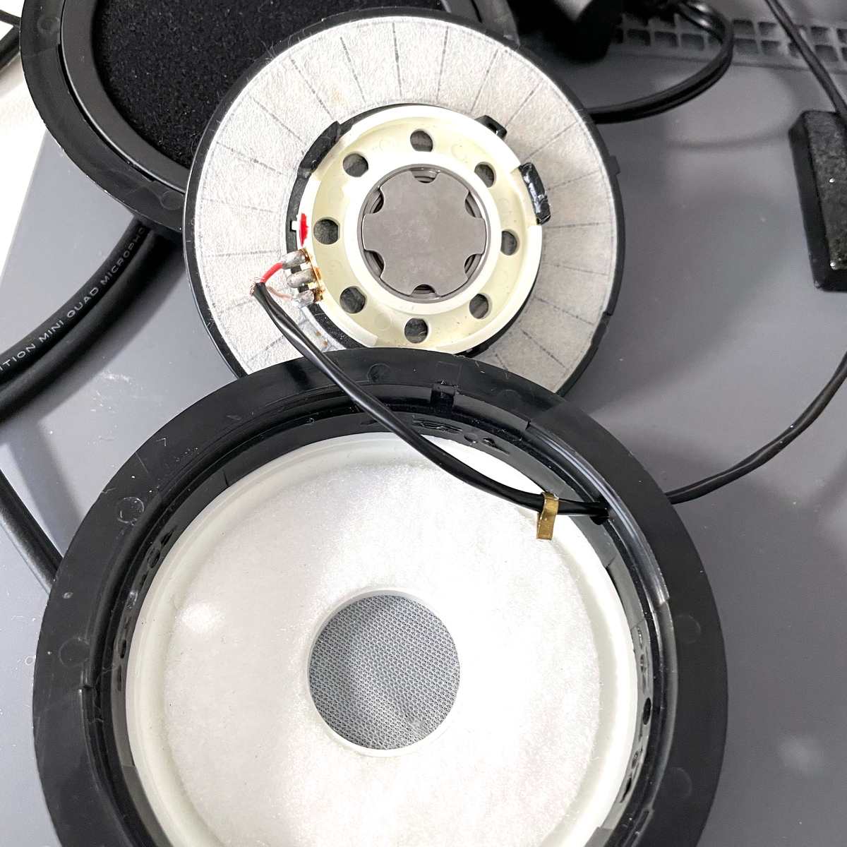 beyerdynamic DT990 PRO 250Ohm ケーブルカスタム品 Uber Beyerdynamic DT990 Pro Detachable Stereo litz cable & modded