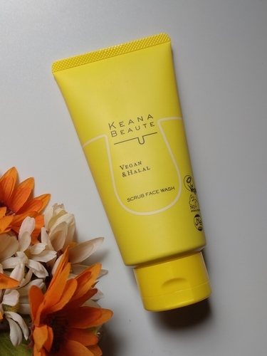 明色化粧品『ケアナボーテ 毛穴丸洗いスクラブ洗顔』使ってみました