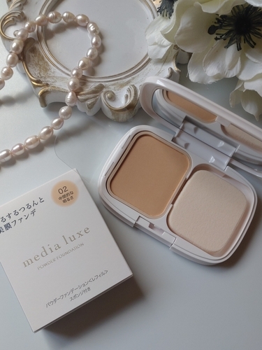 メディア リュクス パウダーファンデーション』使ってみました