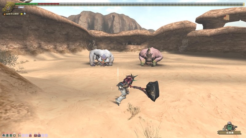 ドドブランゴとババコンガに勝てなかった ハンマーってほんといいですね