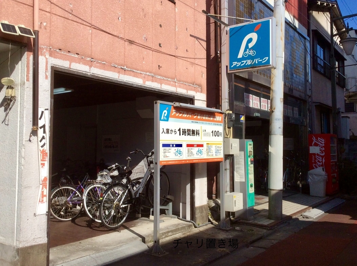 チャリ置き場