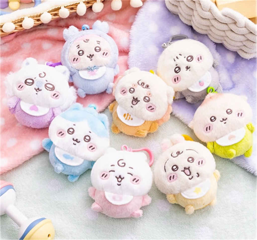 ちいかわ Chiikawa Baby おくるみぬいぐるみ 3点セット ② ちいかわ Chiikawa Baby おくるみぬいぐるみ（ちいかわ） | ちい