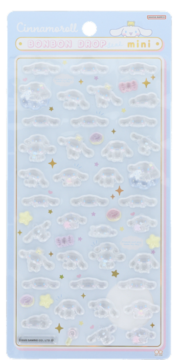 サンリオ】ボンボンドロップシールmini｜2026年1月発売の新作全8種