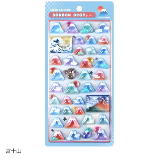 国内正規品】ボンボンドロップシール 和柄 第一弾 コンプリート 12種