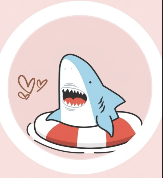 カホメモのサメキャラクター