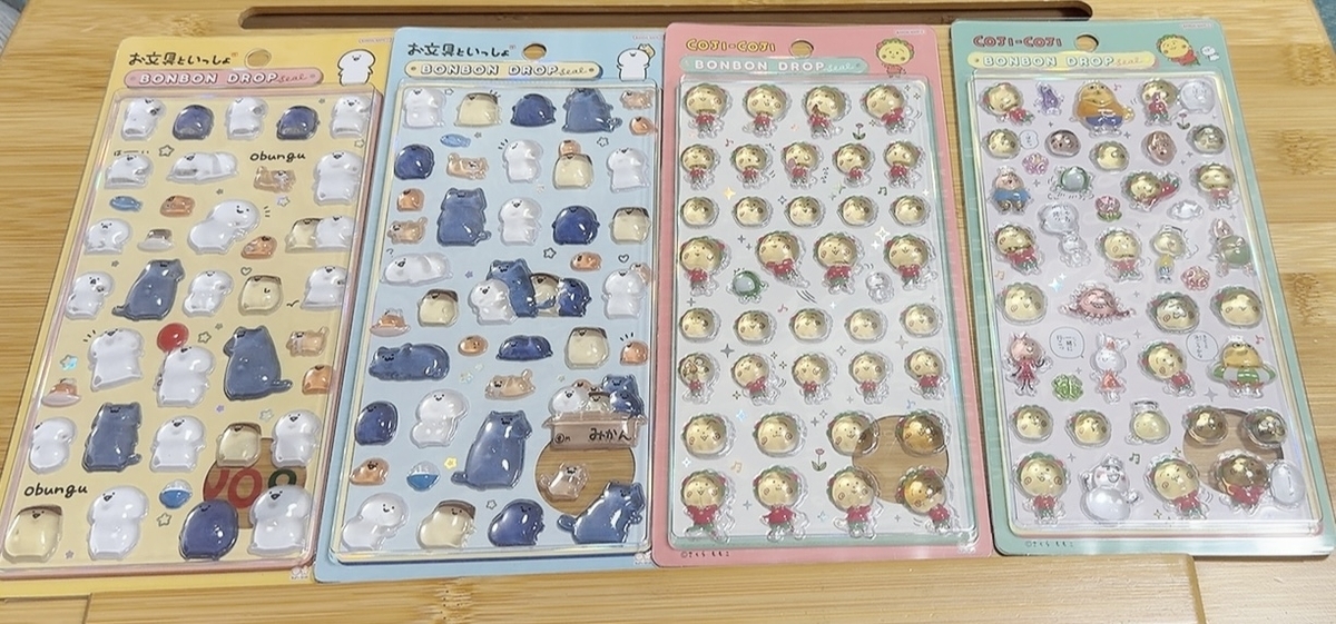 実録 6/5】イオンでボンボンドロップシール全4種を発見！コジコジ・お