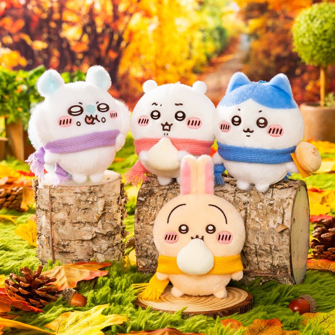 10/9発売】ちいかわ「肉まん食べるよマスコット」全4種！カラフルな
