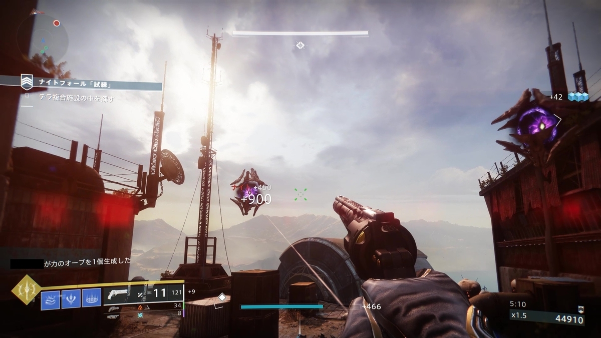 Destiny 2 ナイトフォール 試練 10万点を目指す 不名誉編 さとログ さとぼんのゲームログ