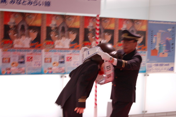 コナン駅長