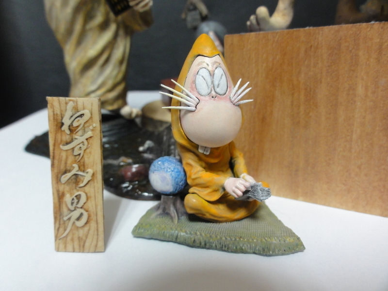 ボークス 塗るプラ ゲゲゲの鬼太郎とねずみ男 - 趣味の模型製作 さと