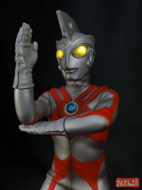 マーミット ウルトラマンA 発光改造 - 趣味の模型製作 さとさん工房