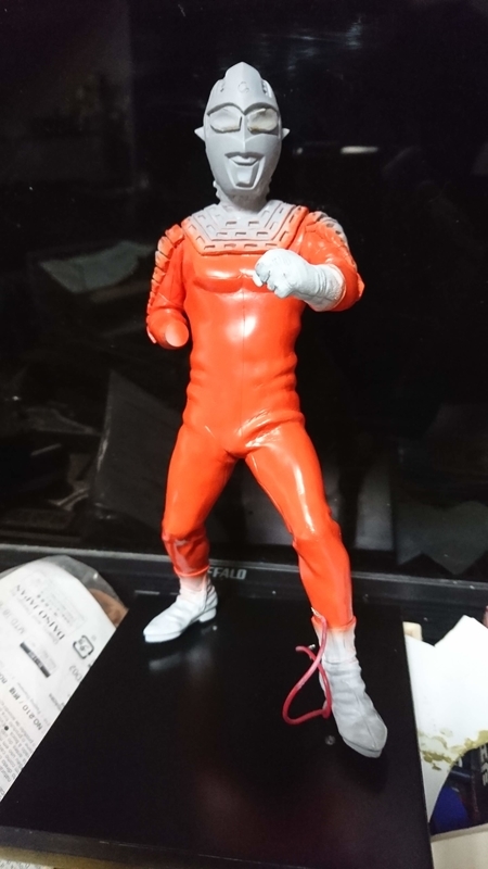 エクスプラス ウルトラセブン 大改造 改造記事 - 趣味の模型製作 さと