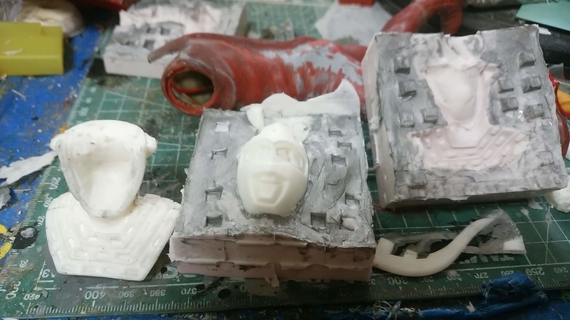 エクスプラス ウルトラセブン 大改造 改造記事 - 趣味の模型製作 さと
