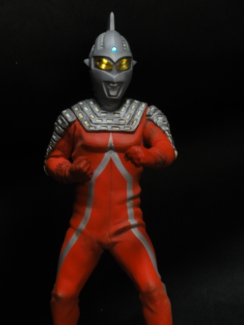 エクスプラス　ウルトラセブン　夕焼けver エクスプラス ウルトラセブン 完成画像 - 趣味の模型製作 さとさん工房