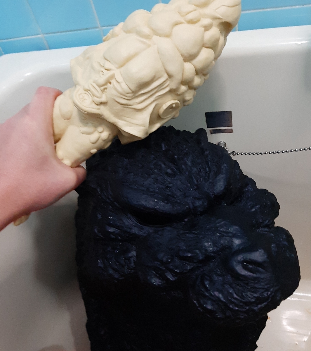 ゴジラレプリカヘッドを作る。M1号さんビオゴジ レプリカソフビ