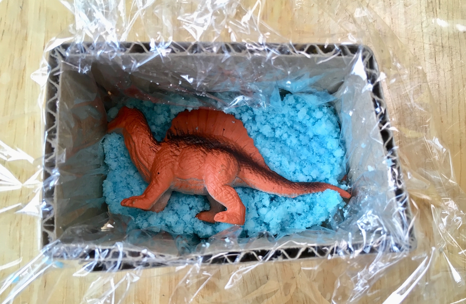恐竜バスボムの作り方