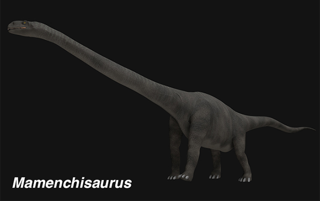 マメンチサウルス Blender で古生物図鑑をつくる
