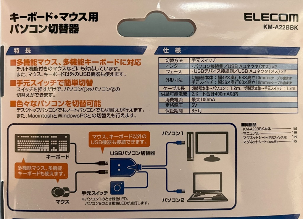 パッケージ裏
