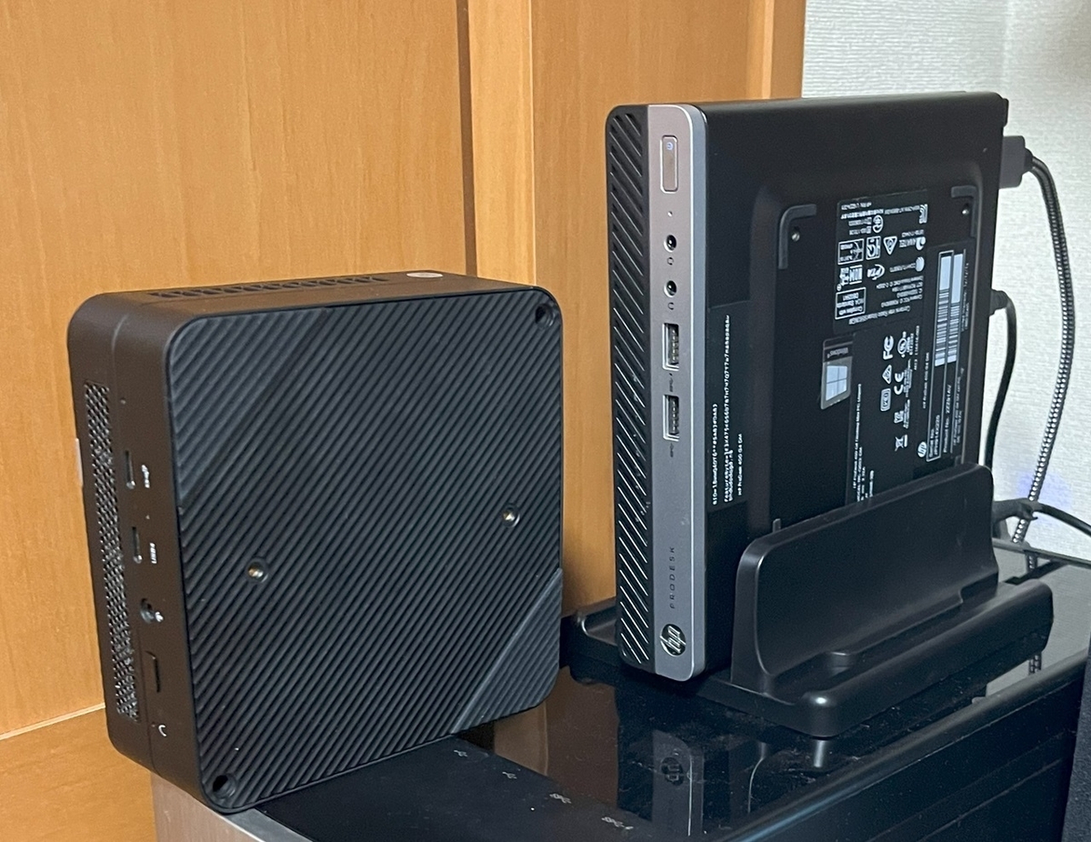 ミニPCと今回のPC