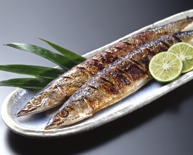 秋刀魚の塩焼き