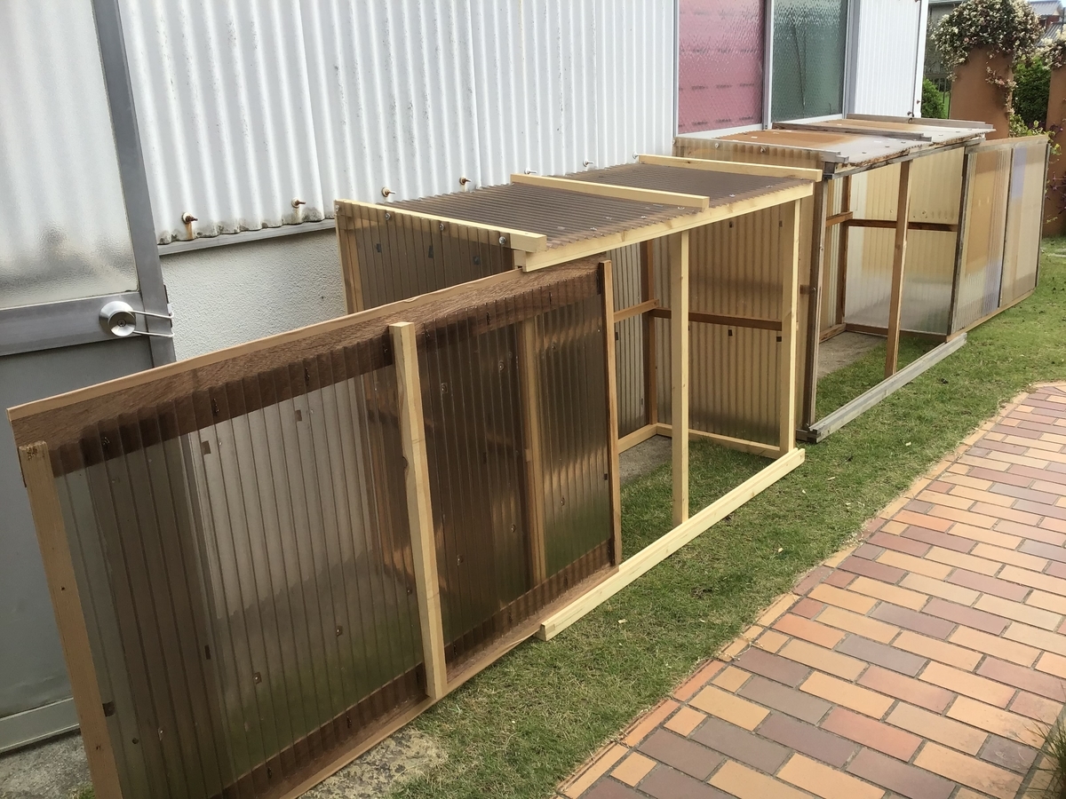 廃材を利用して 温室を手作りしました 沢田ピヨの日日是好日