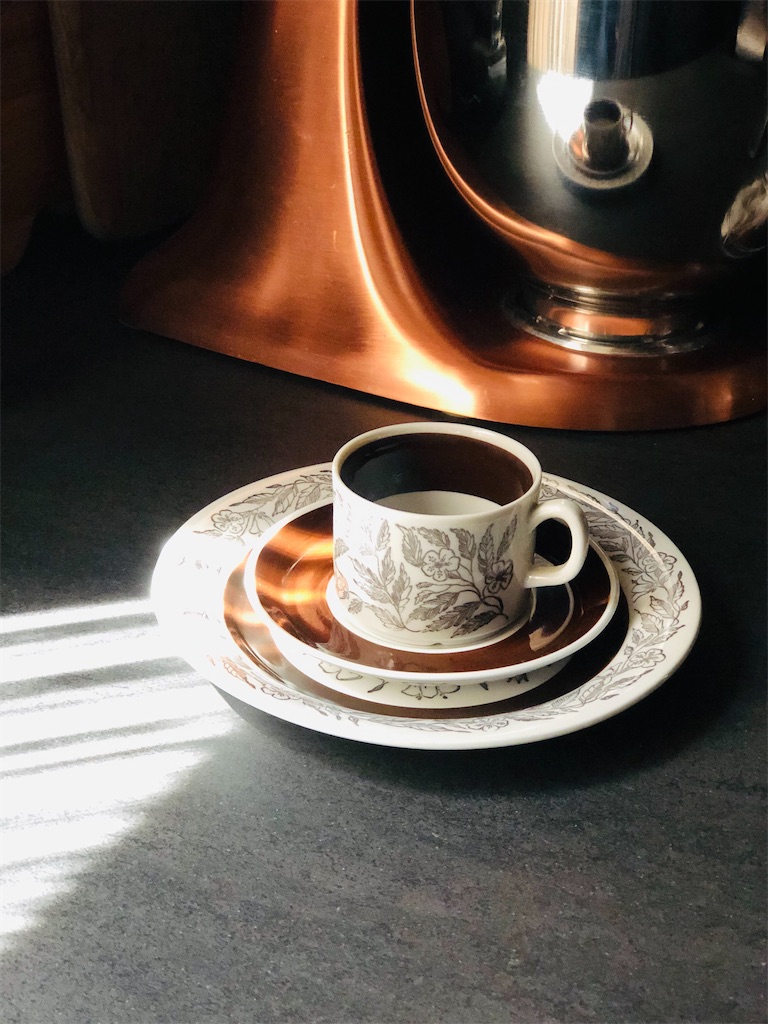 おうちカフェxゲフレ フォンタナ（Gefle Fontana）カップ＆ソーサーと