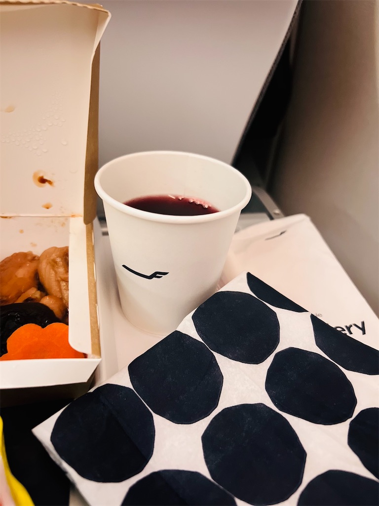 Finnair（フィンエアー）関西国際空港→ヘルシンキへの深夜便◎機内食