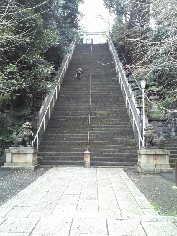 愛宕神社の石段