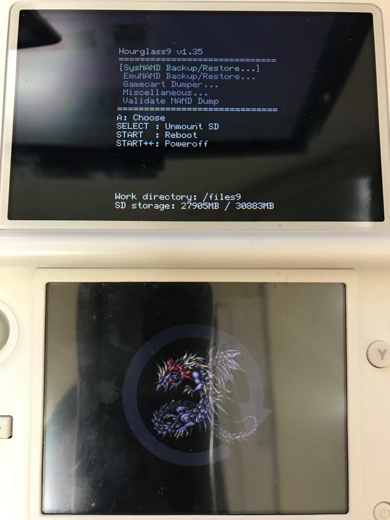 画像解説 Ver 11 2 0 35jから3ds Cfw Arm9loaderhaxの導入手順 社会人 休養中