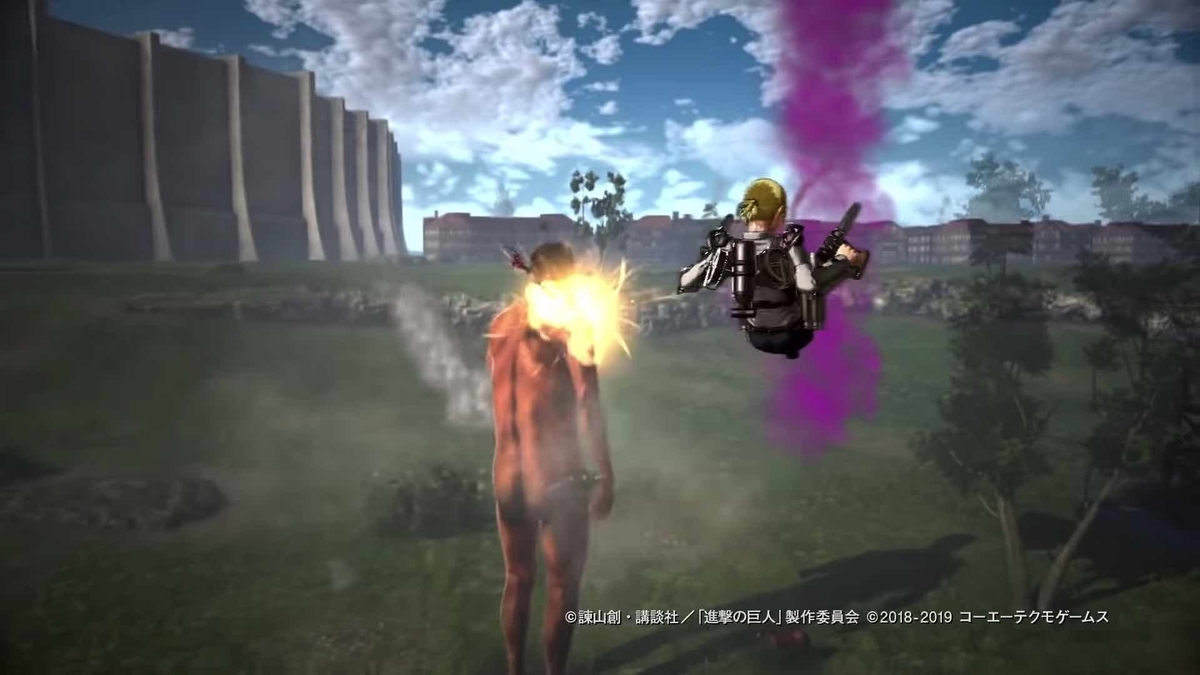 進撃の巨人２ Final Battle 壁外奪還モード追加と対人立体機動のアクション動画公開 社会人 休養中