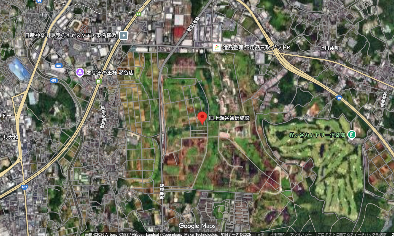 横浜市旧上瀬谷通信施設跡地の広大な緑地。2027年国際園芸博覧会（GREEN×EXPO 2027）のメイン会場予定地