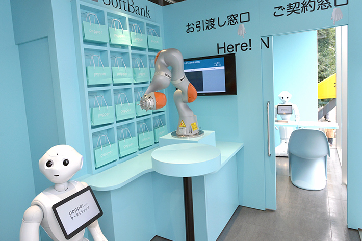 ロボットだけでお店を開いたよ!