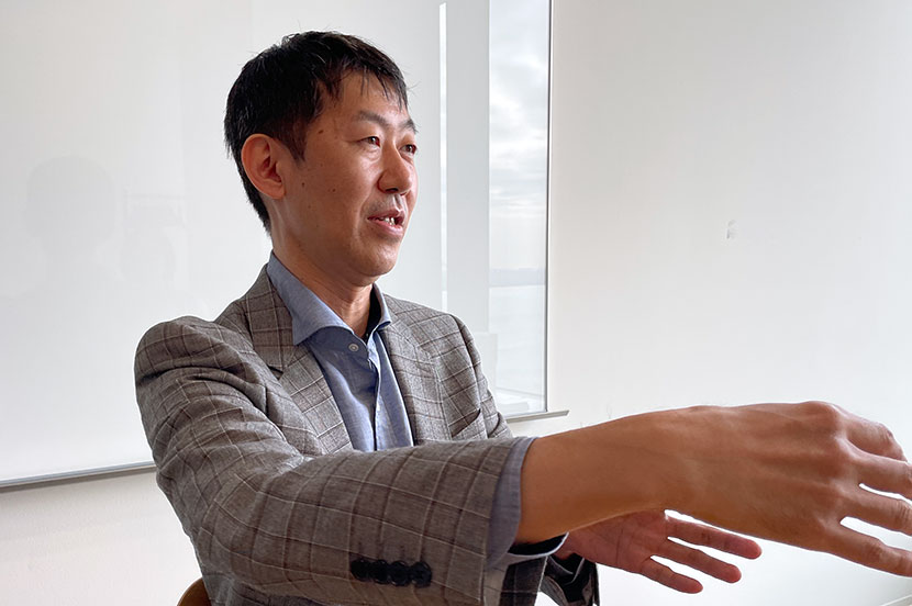 自由視点映像を担当した岡原 正宗さん