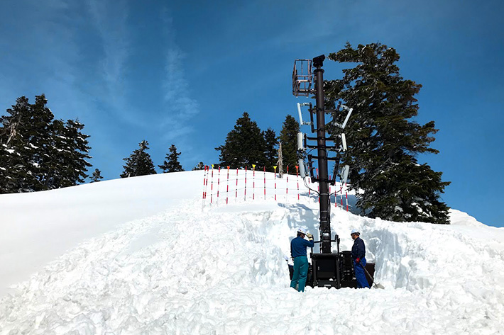 ようやく基地局の全貌とご対面