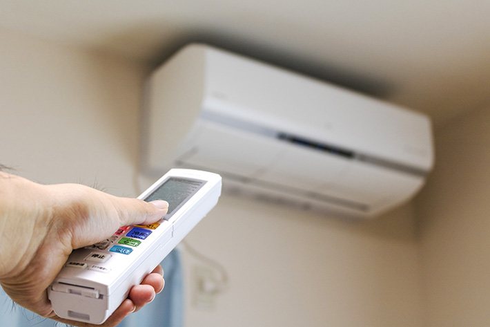 クーラーを消す