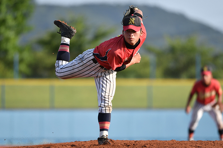 中村第二中学校と中田中学校の試合は息の詰まるような投手戦に