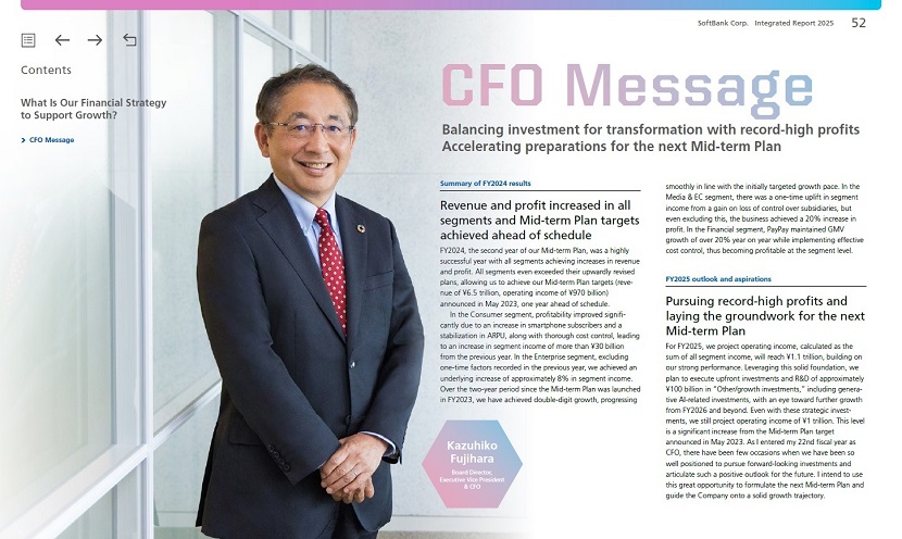 CFO Message