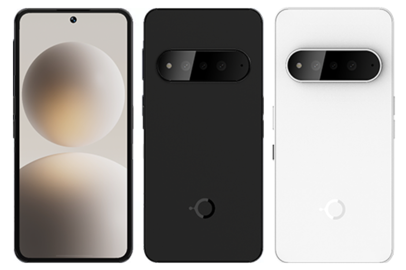 The Natural AI Phone is available in two colors: True Black and True White
