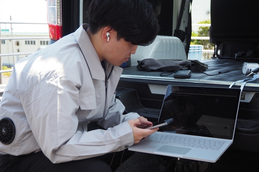 HAPS-based communications performed with smartphones on the ground